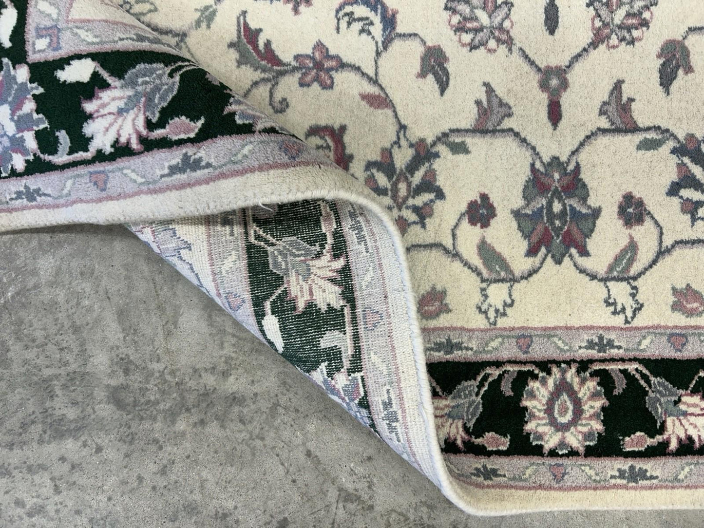 4’1”x6’2” Hand-knotted Wool All-Over Rug - Traditional Oriental Carpet