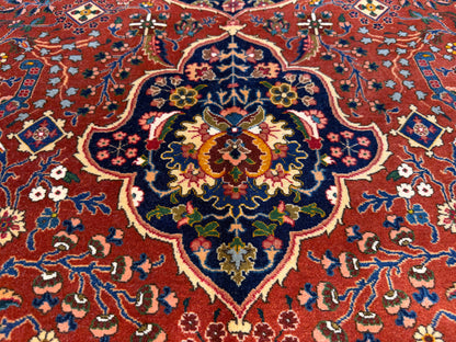 Hand-Knotted Persian Tabriz Rug - 9’10”x13’5”