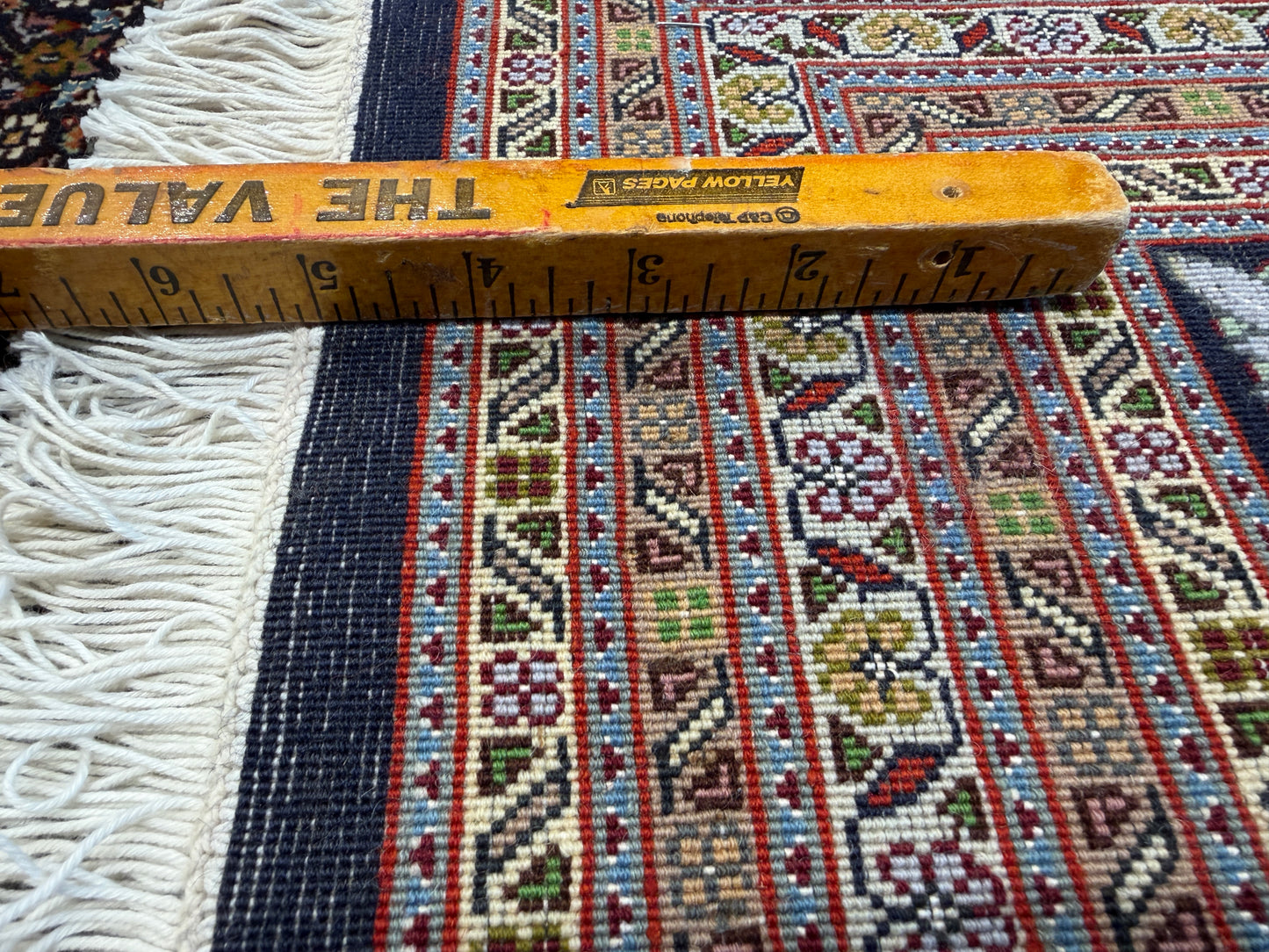 Hand-Knotted Persian Tabriz Mahi Rug - 9’11”x13’2”