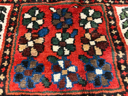 Hand-Knotted Persian Bakhtiari Rug - 9’4”x10’3”