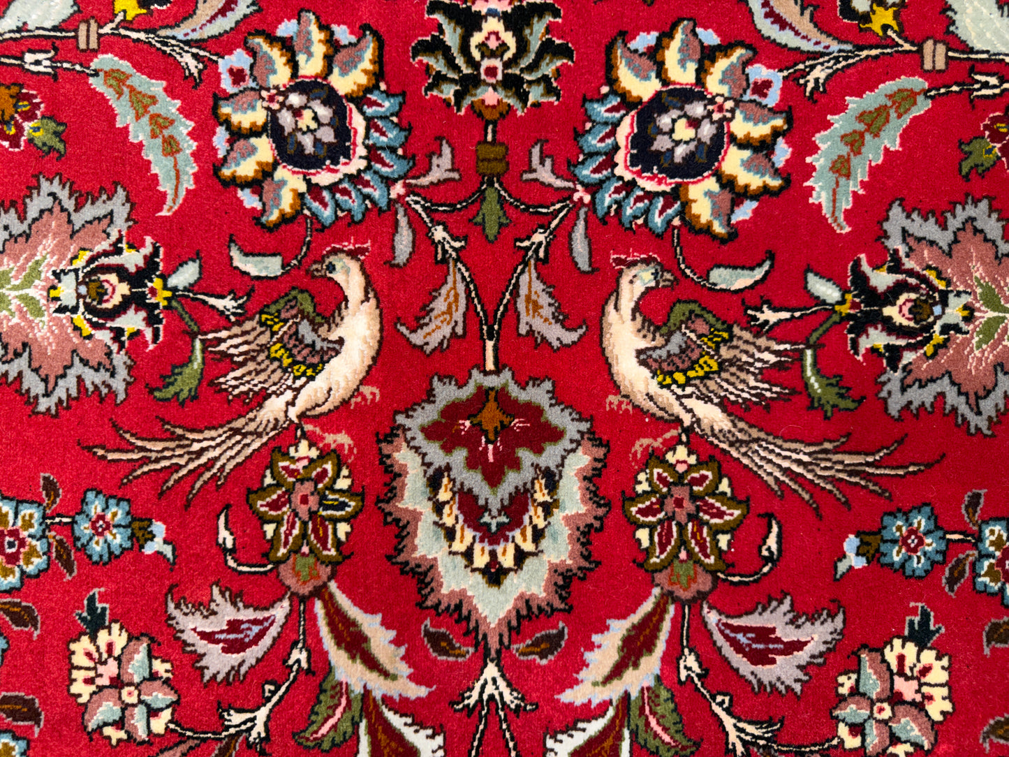 Hand-Knotted 60 Raj Persian Tabriz Rug - 9’9”x13’3”