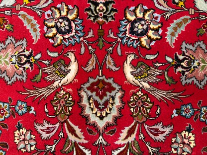 Hand-Knotted 60 Raj Persian Tabriz Rug - 9’9”x13’3”