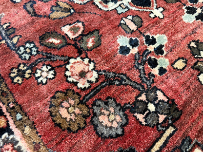 Hand-Knotted Hamadan Runner - 3’6”x9’2”