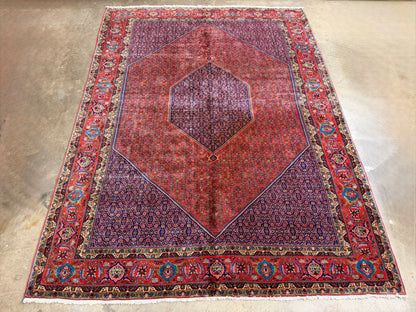 10’x13’ Hand-Knotted Wool Bidjar Persian Area Rug 10x13 Handmade Carpet