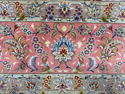 Hand-Knotted 80 Raj Persian Tabriz Rug - Signed Ghadimi - 9’9”x12’11”