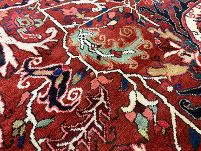 Hand-Knotted Persian Heriz Rug - 10’1”x12’2”