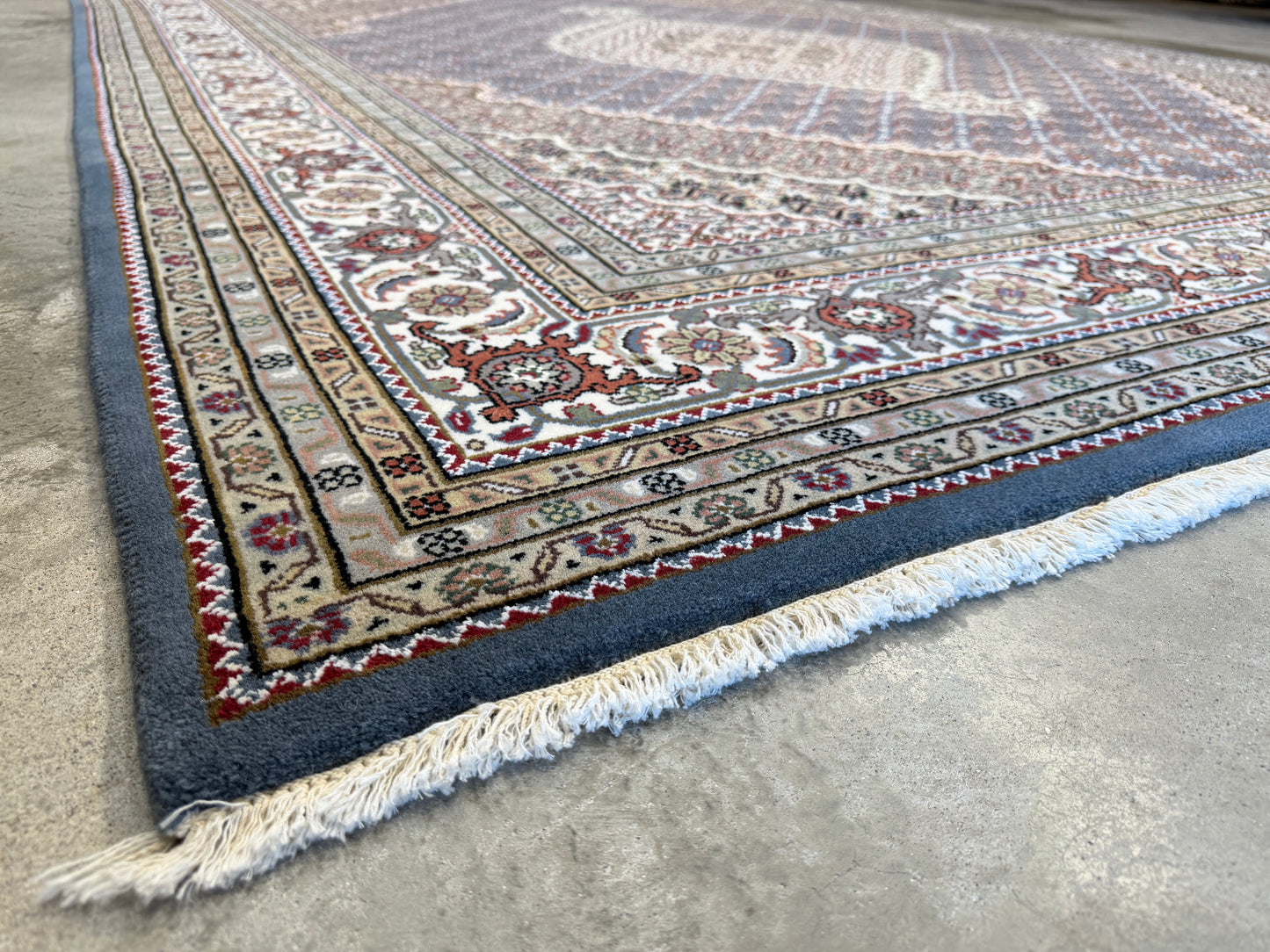8’x10’ Hand-Knotted Wool IndoMahi Tabriz Area Rug