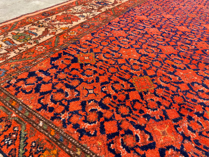 Antique Hand-Knotted Persian Malayer Runner - 6’9”x16’4”