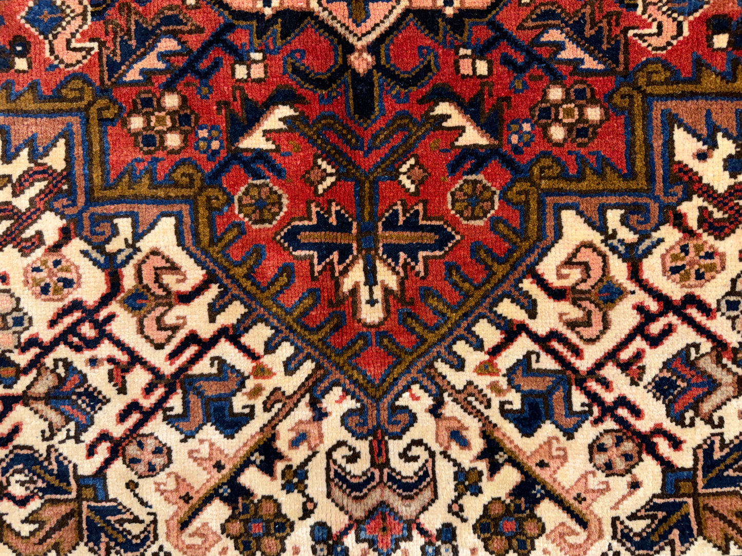 10’1”x14’ Hand-Knotted Persian Heriz Area Rug