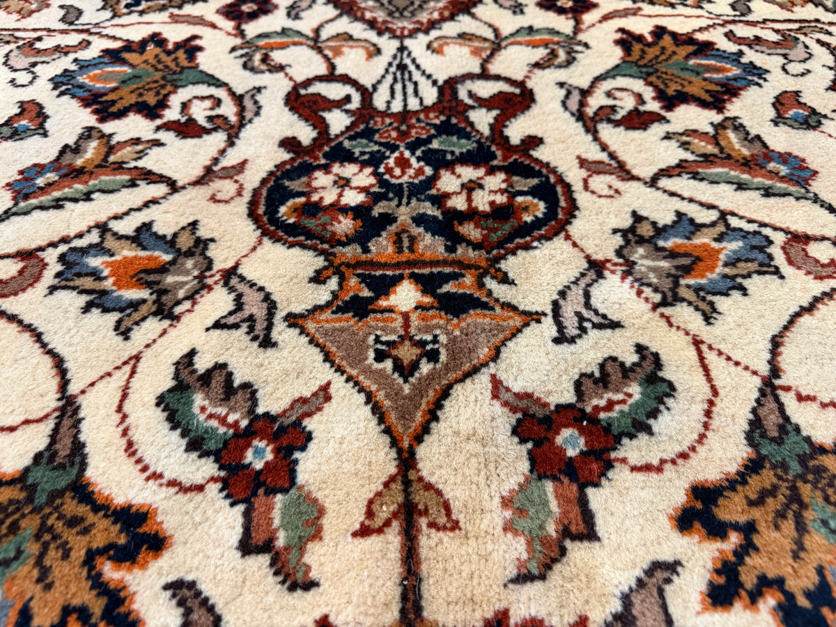 Hand-Knotted Persian Tabriz Rug- Signed - 7’10”x9’10”