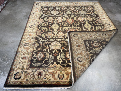 8’x10’ Hand-Knotted Wool Oushak Oriental Area Rug