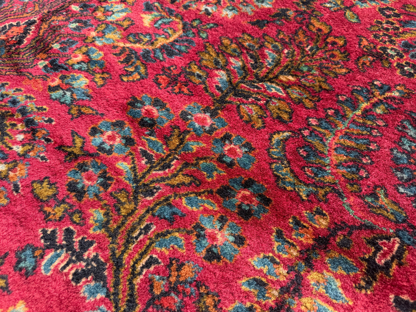 Hand-Knotted Persian Karastan Sarouk Rug - 9’x18’