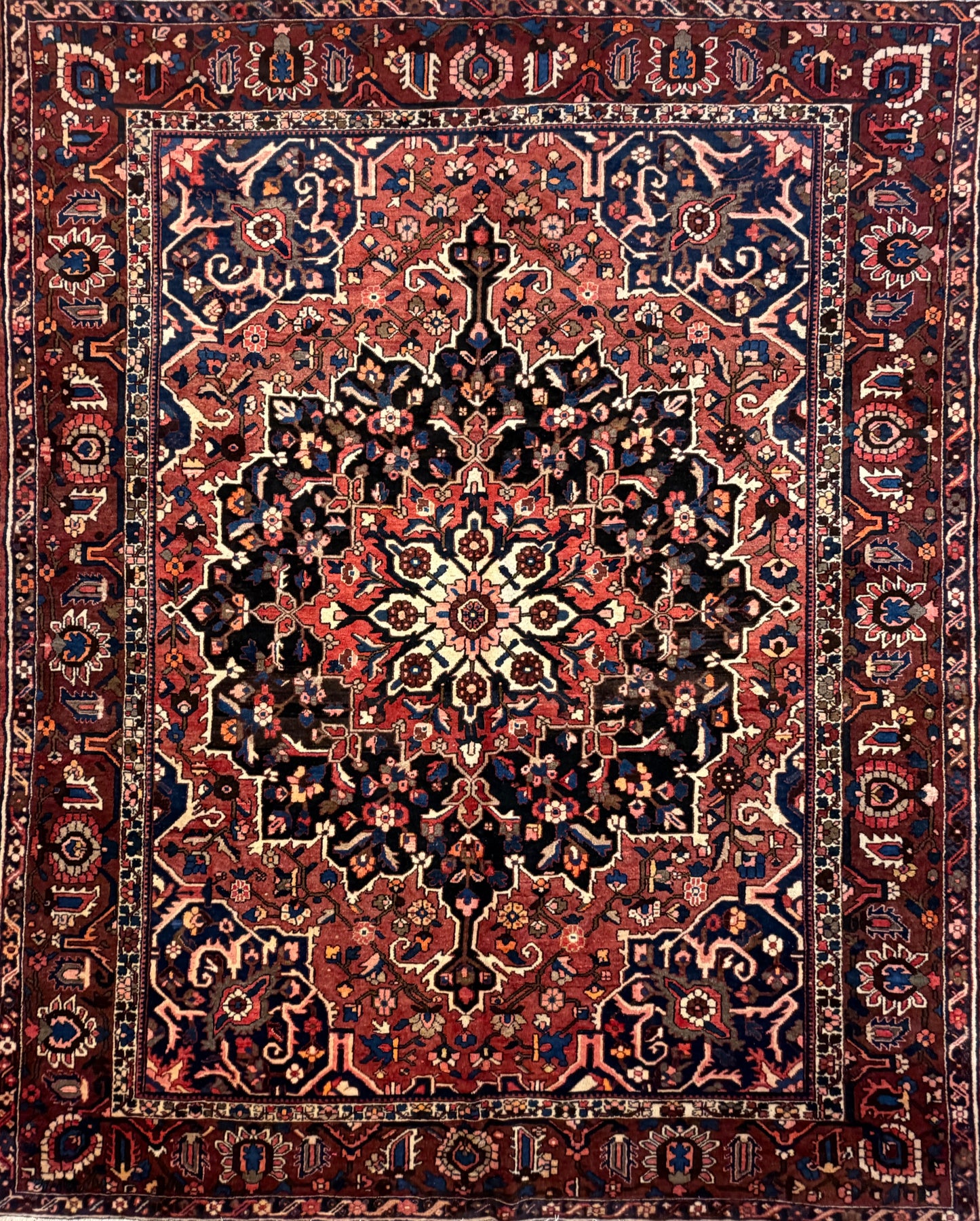 Hand-Knotted Persian Bakhtiari Rug - 10’2”x12’6”