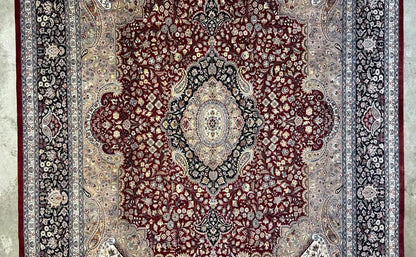 9'x12' Hand-Knotted Oriental Rug