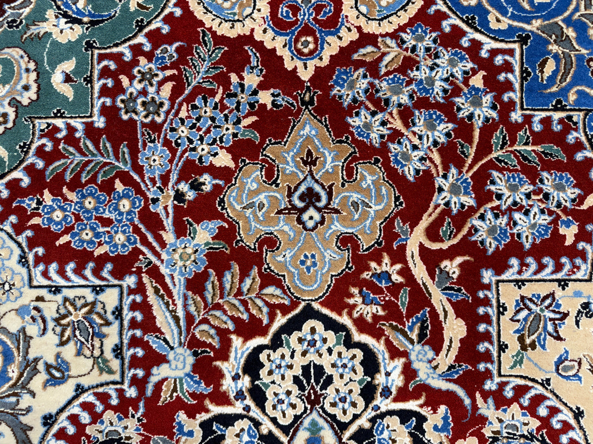 Hand-Knotted Persian Isfahan Rug - 6’8”x10’