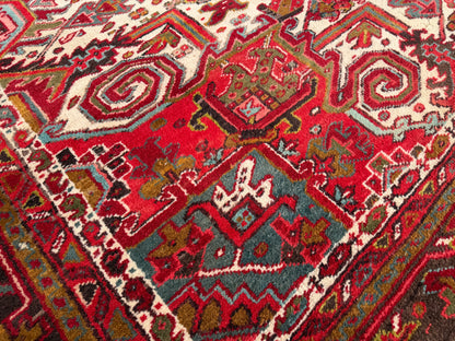 Hand-Knotted Persian Heriz Rug - 11’4”x18’10”