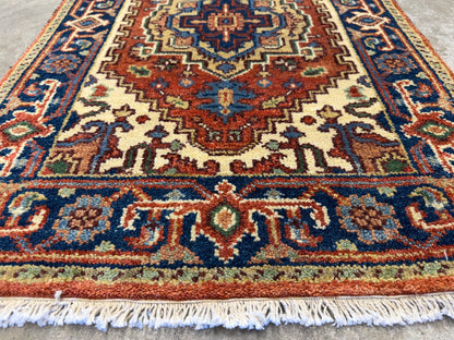 Hand-Knotted IndoHeriz Rug - 2’x3’