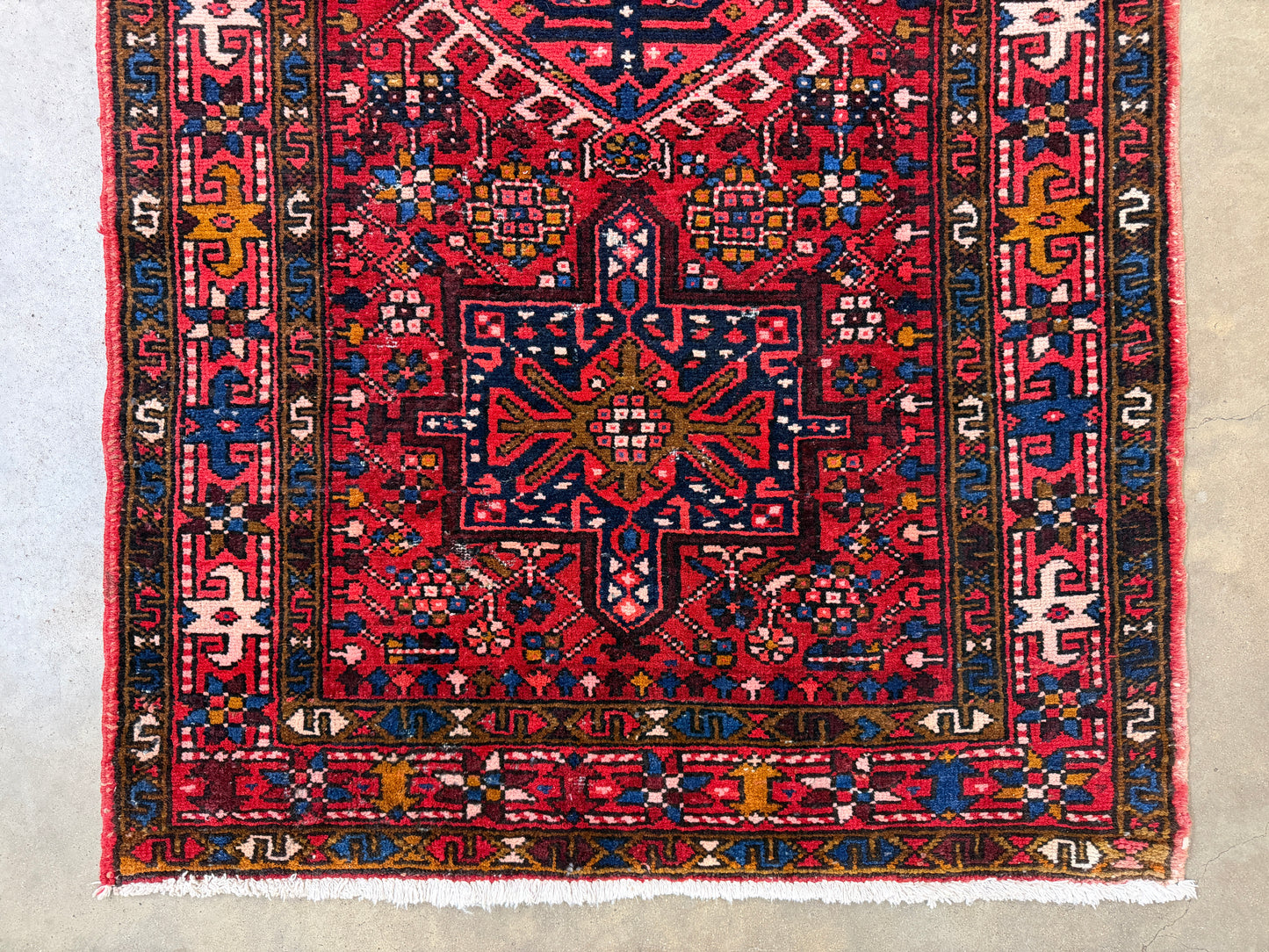 Hand-Knotted Karaja Runner - 3’4”x11’7”