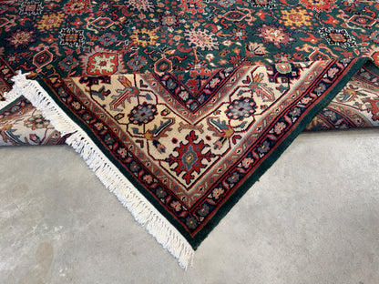 8’x9’10” Hand-Knotted Wool Indo-Sultan Area Rug