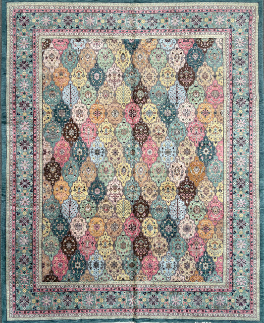 Hand-Knotted Oriental Rug - 12’x14’8”