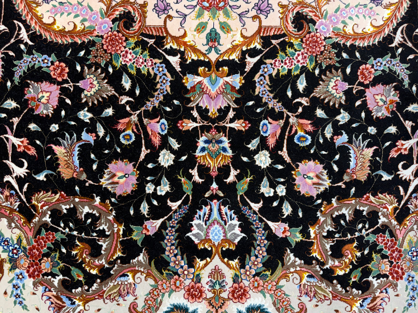 Hand-Knotted 70 Raj Persian Tabriz Rug - Signed Faizi - 9’10”x13’4”