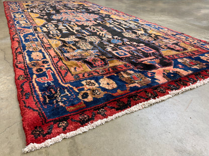 Hand-Knotted Persian Nahavand Rug - 5'4"x10'7"