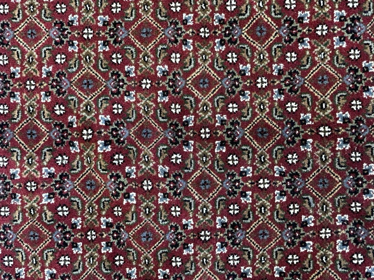 10’ Diameter Hand-knotted Wool Round Area Rug - Handmade Carpet 10x10 Burgandy