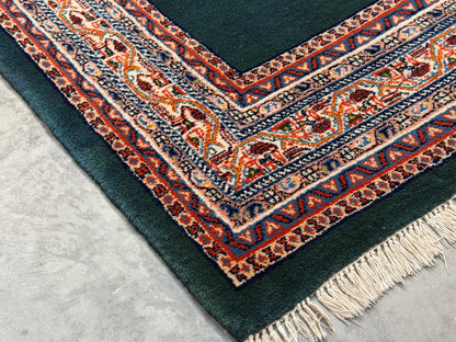 Hand-Knotted Persian Sarouk Gabbeh Rug - 6’9”x6’9”