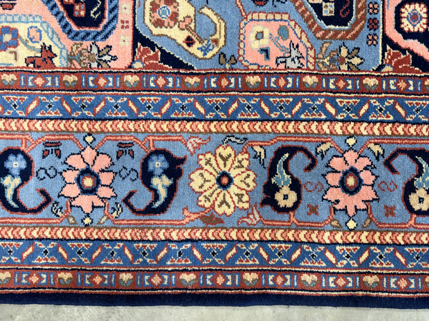 7’10”x10’2” Hand-Knotted Fine Romanian Area Rug