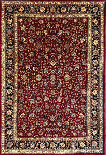Hand-Knotted Persian Mashad Rug - Signed Hashemi - 9’11”x13’