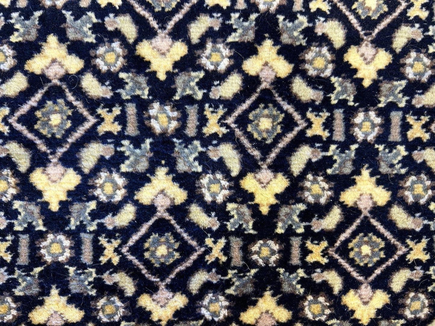 8’ Diameter Hand-knotted Wool Round Area Rug - Handmade Carpet 8x8 Blue