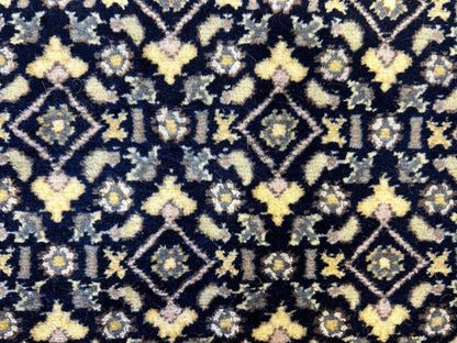 8’ Diameter Hand-knotted Wool Round Area Rug - Handmade Carpet 8x8 Blue