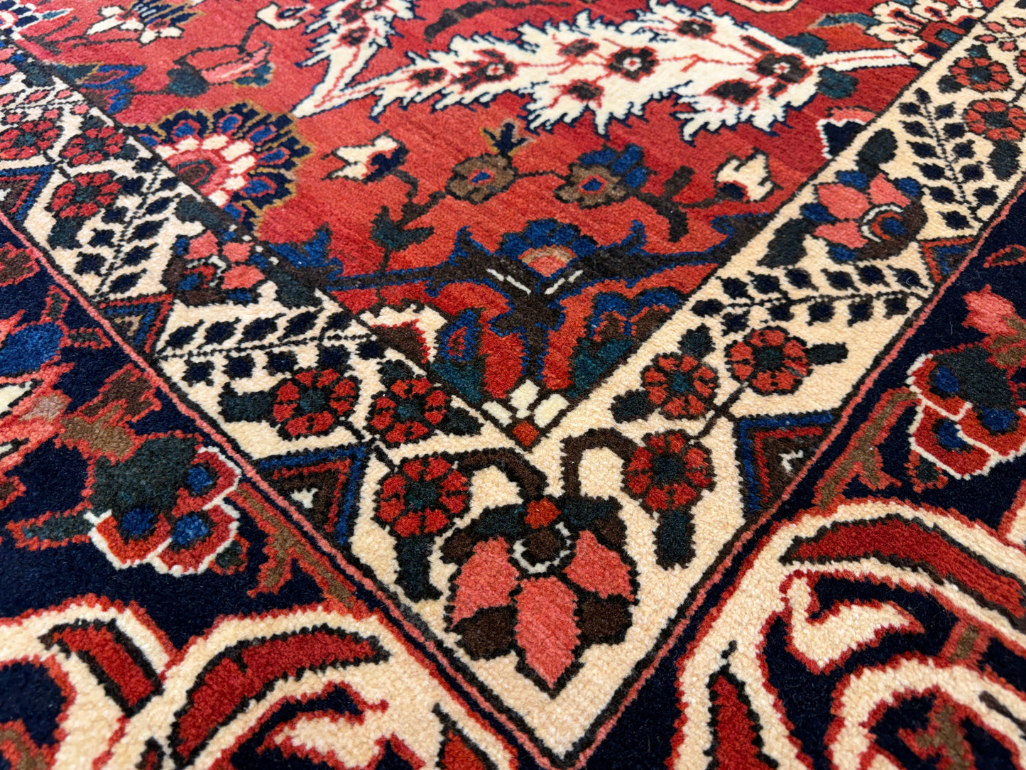 10’5”x14’ Hand-Knotted Persian Bakhtiari Saman Area Rug