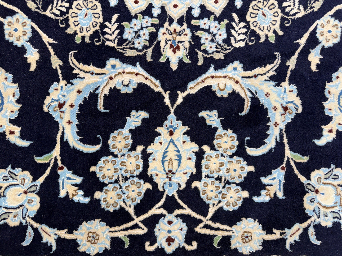 Hand-Knotted Persian Nain Rug - 10’x13’1”