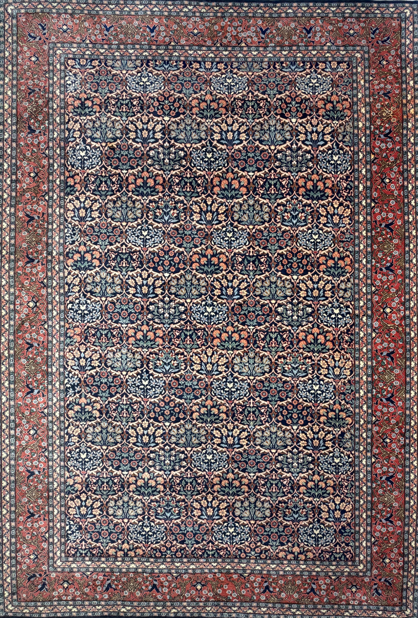 Hand-Knotted Hereke Rug - 6’8”x9’9”