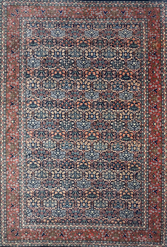 Hand-Knotted Hereke Rug - 6’8”x9’9”
