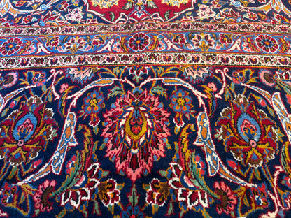 Antique Hand-Knotted Persian Kashan Rug - 10’4”x17’6”