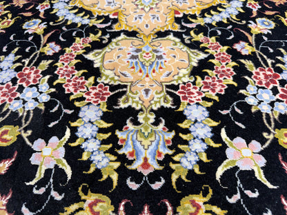 Hand-Knotted Persian Tabriz 60 Raj Rug - 5'1"x7'1"