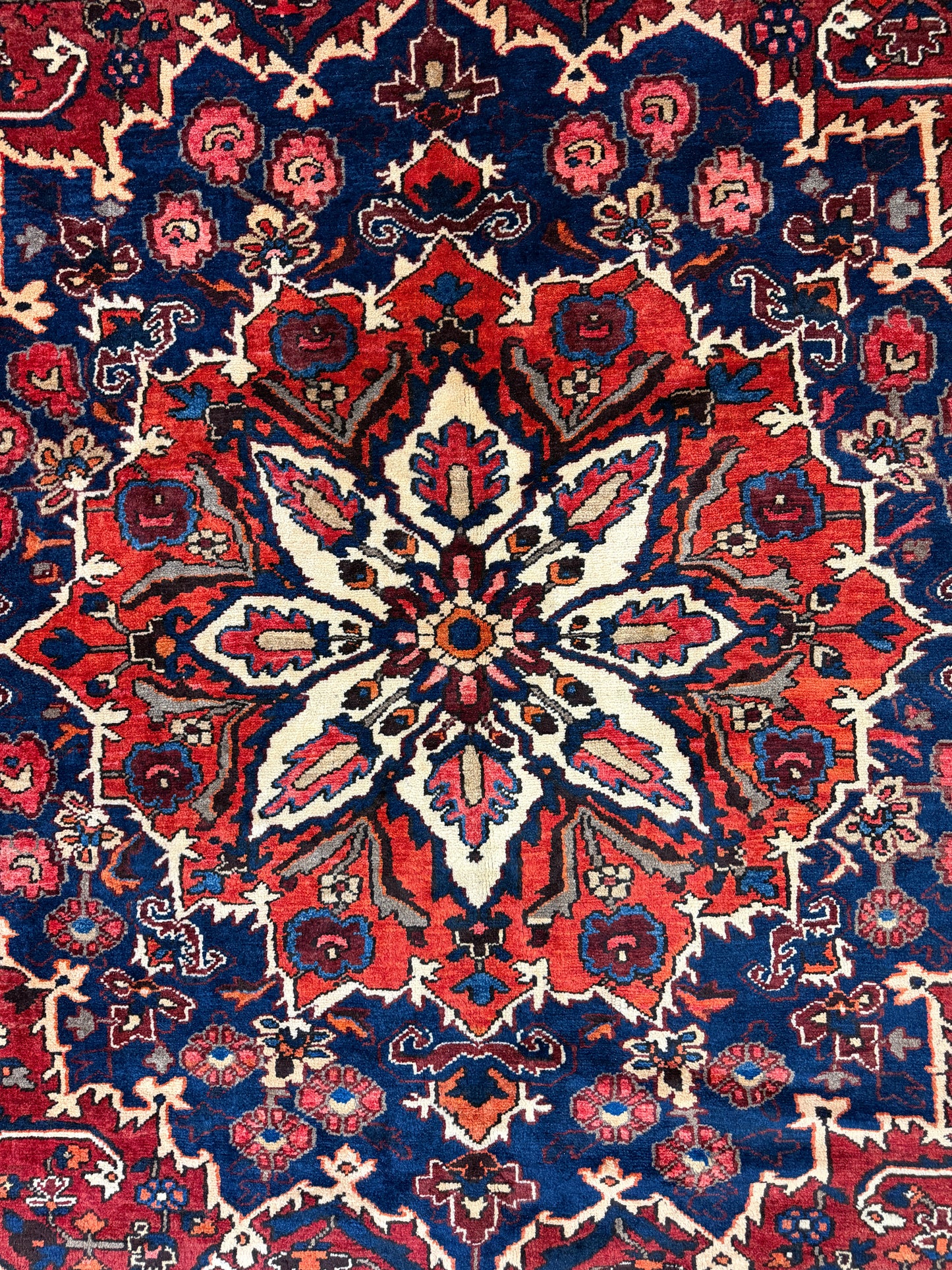 Hand-Knotted Persian Bakhtiari Rug - 10’x11’10”