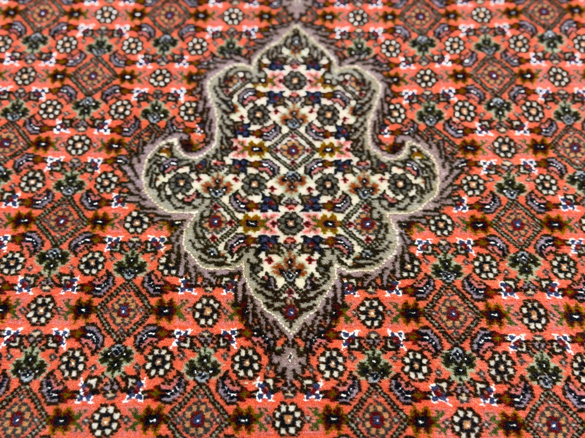 Hand-Knotted Persian Tabriz Mahi Rug - 6'10"x10'1"