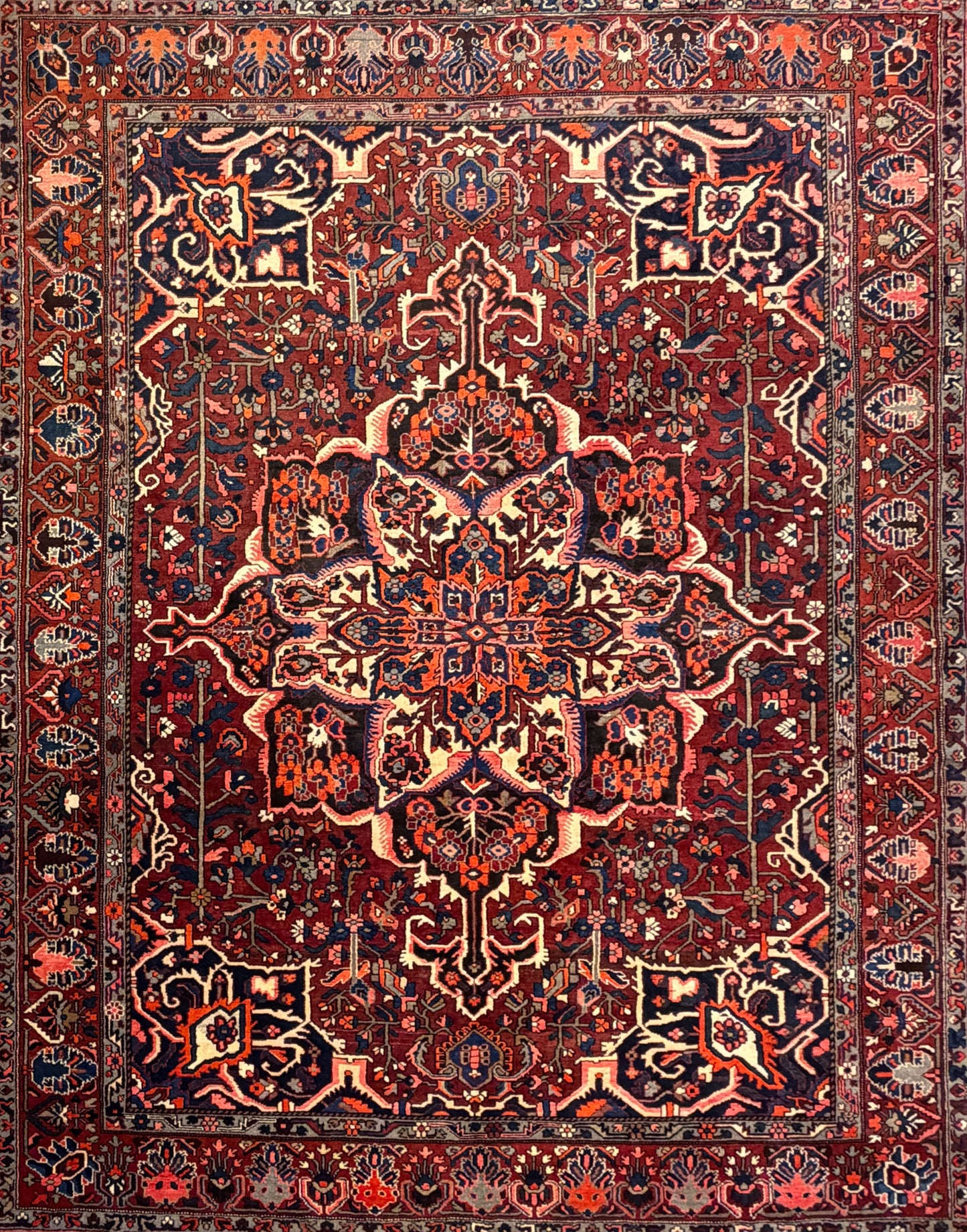 10’2”x13’ Hand-Knotted Persian Bakhtiari Area Rug