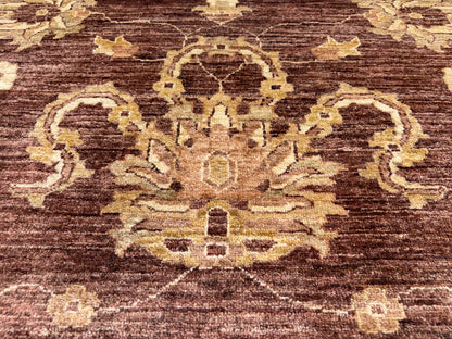 8’x10’ Hand-Knotted Wool Agra Area Rug