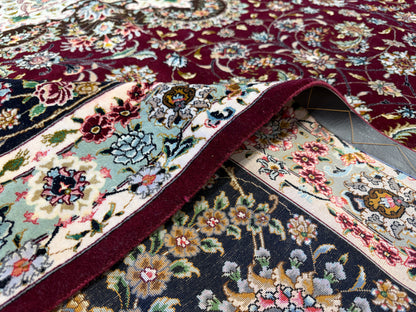 11’4”x16’6” Hand-Knotted 70 Raj Persian Tabriz Rug