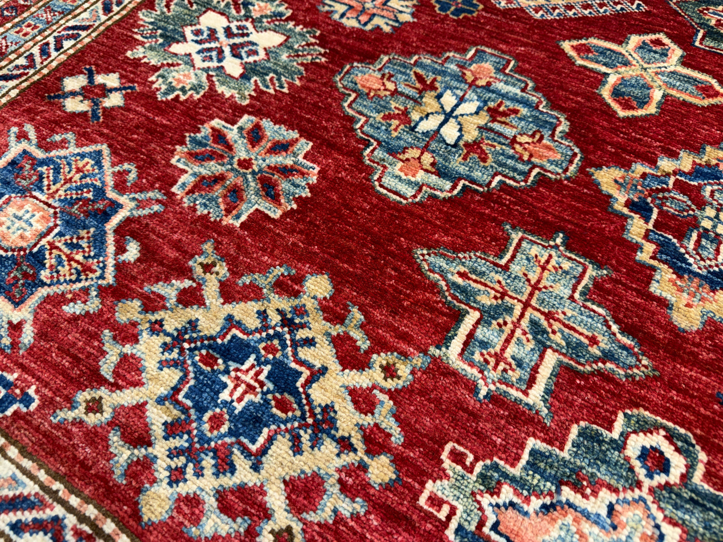 Hand-Knotted Kazak Rug - 8’x9’6”