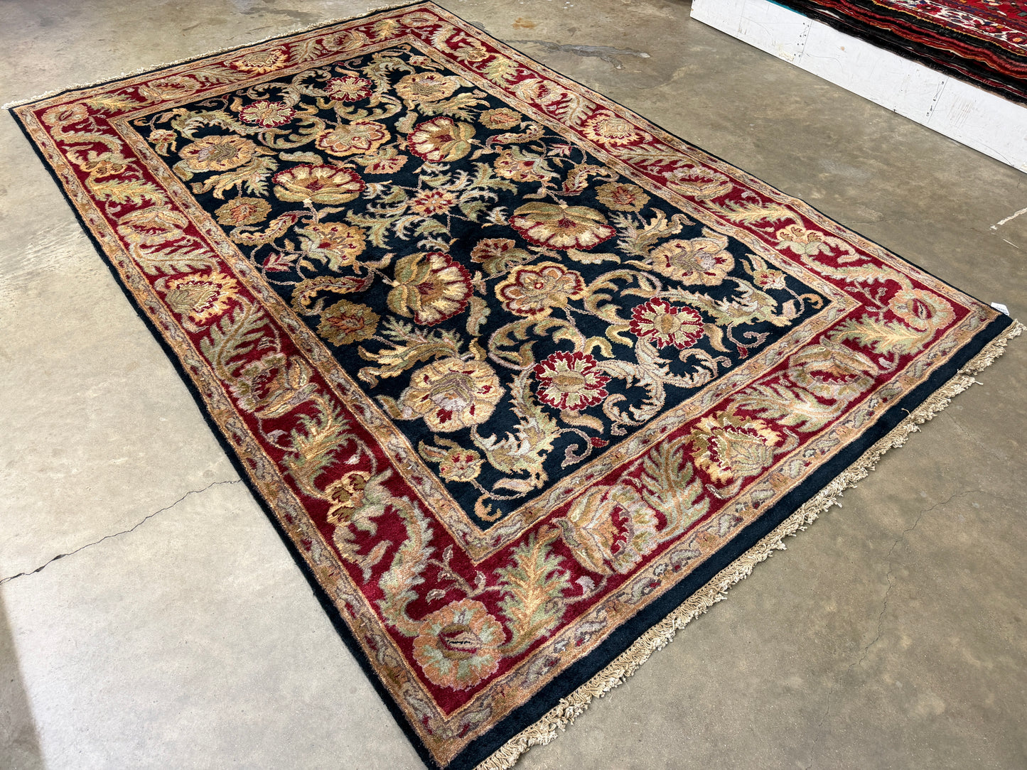 Hand-Knotted Oriental Rug - 6’x9’