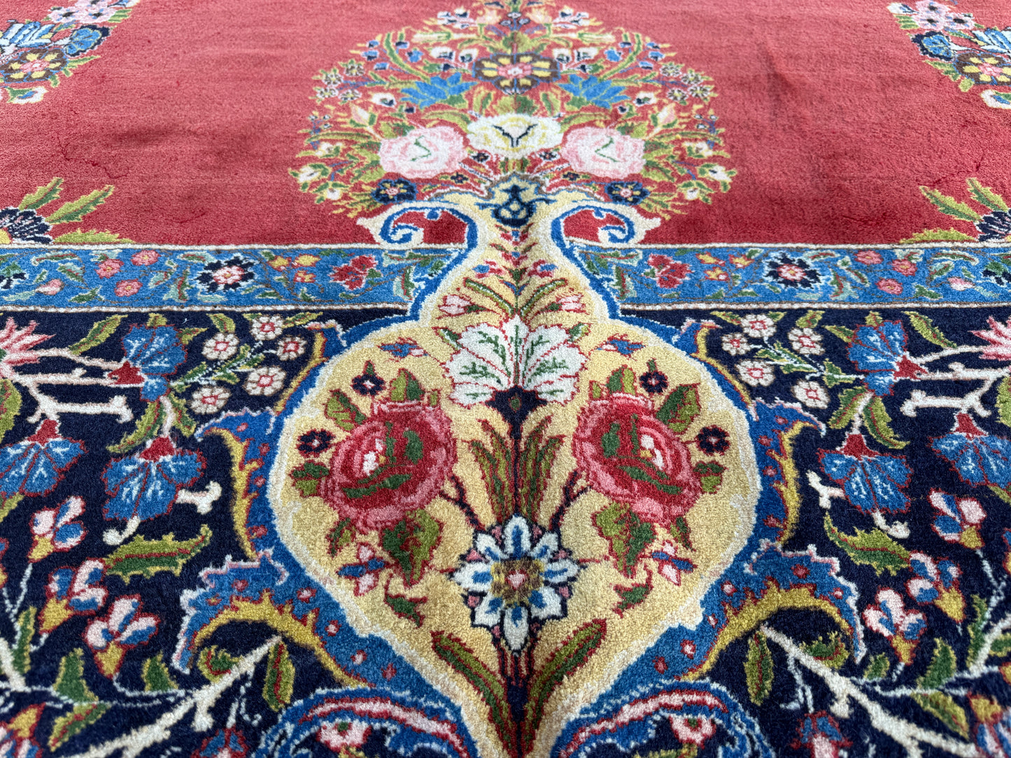 12’10x18’6” Hand-Knotted Persian Tabriz Rug - Signed Torabi