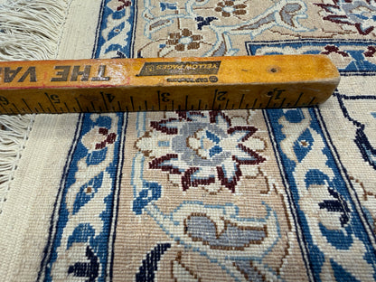 Hand-Knotted 6 La Persian Nain Rug - 10’2”x13’6”