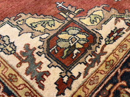 Hand-Knotted IndoSerapi Rug - 5’2”x7’9”