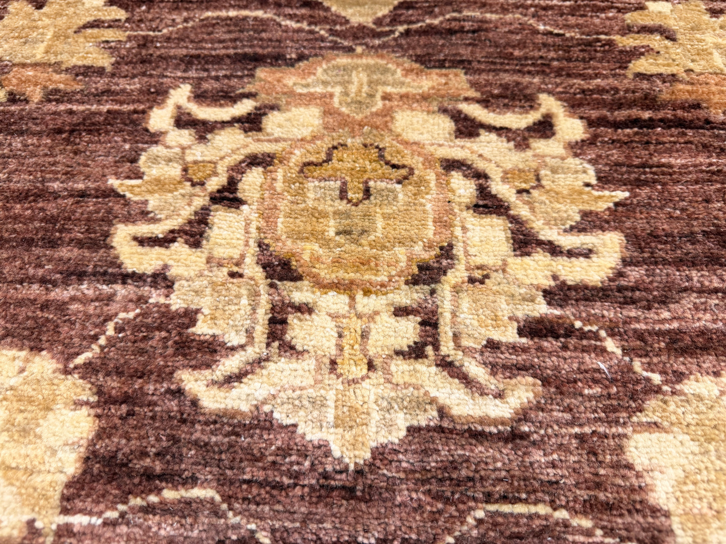 8’x10’ Hand-Knotted Wool Agra Area Rug