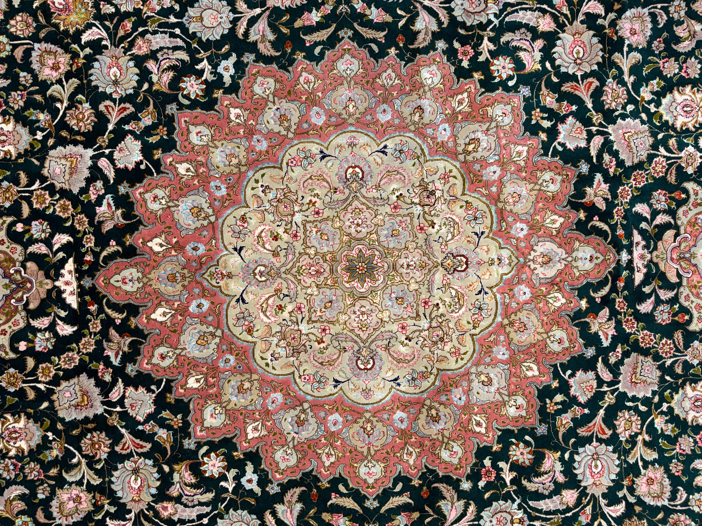 Hand-Knotted 70 Raj Persian Tabriz Rug - 11’6”x16’7”